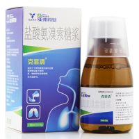 ,盐酸氨溴索糖浆,100ml*1瓶, 适用于下伴有痰液分泌不正常或排痰功能不良的急、慢性呼吸系统疾病