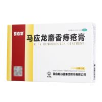 ,马应龙麝香痔疮膏 ,2.5g*5支/盒,清热燥湿，活血消肿，去腐生肌。用于湿热瘀阻所致的痔疮、肛裂，症见大便出血，或疼痛、有下坠感；亦用于肛周湿疹