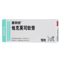 ,普特彼 他克莫司软膏 ,0.03%:10g,适用于因潜在危险而不宜使用传统疗法、或对传统疗法反应不充分、或无法耐受传统疗法的中到重度特应 性皮炎患者