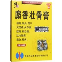 ,修正 麝香壮骨膏,2贴*4袋,镇痛，消炎。用于风湿痛，关节痛，腰痛，神经痛，肌肉酸痛。